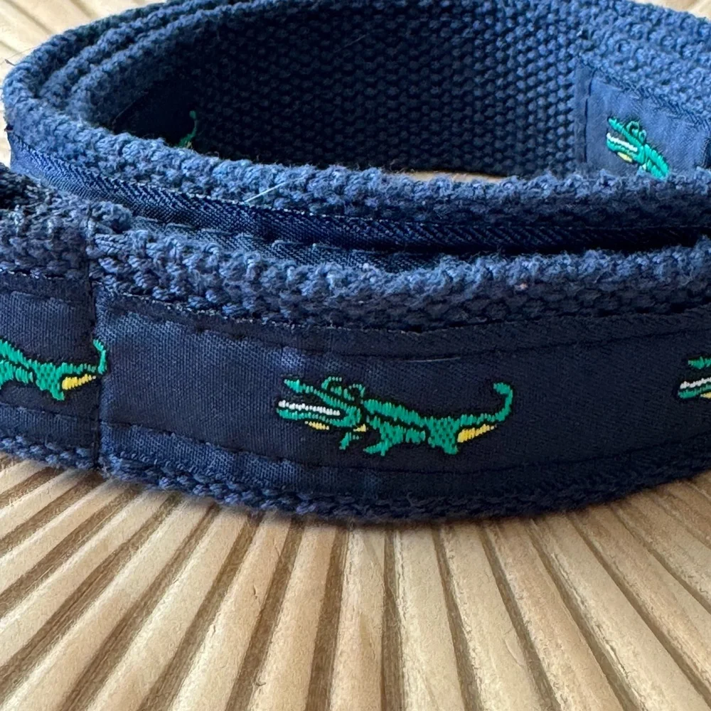 Alligator Navy Belt 43 inches long Golf Tennis Pickleball